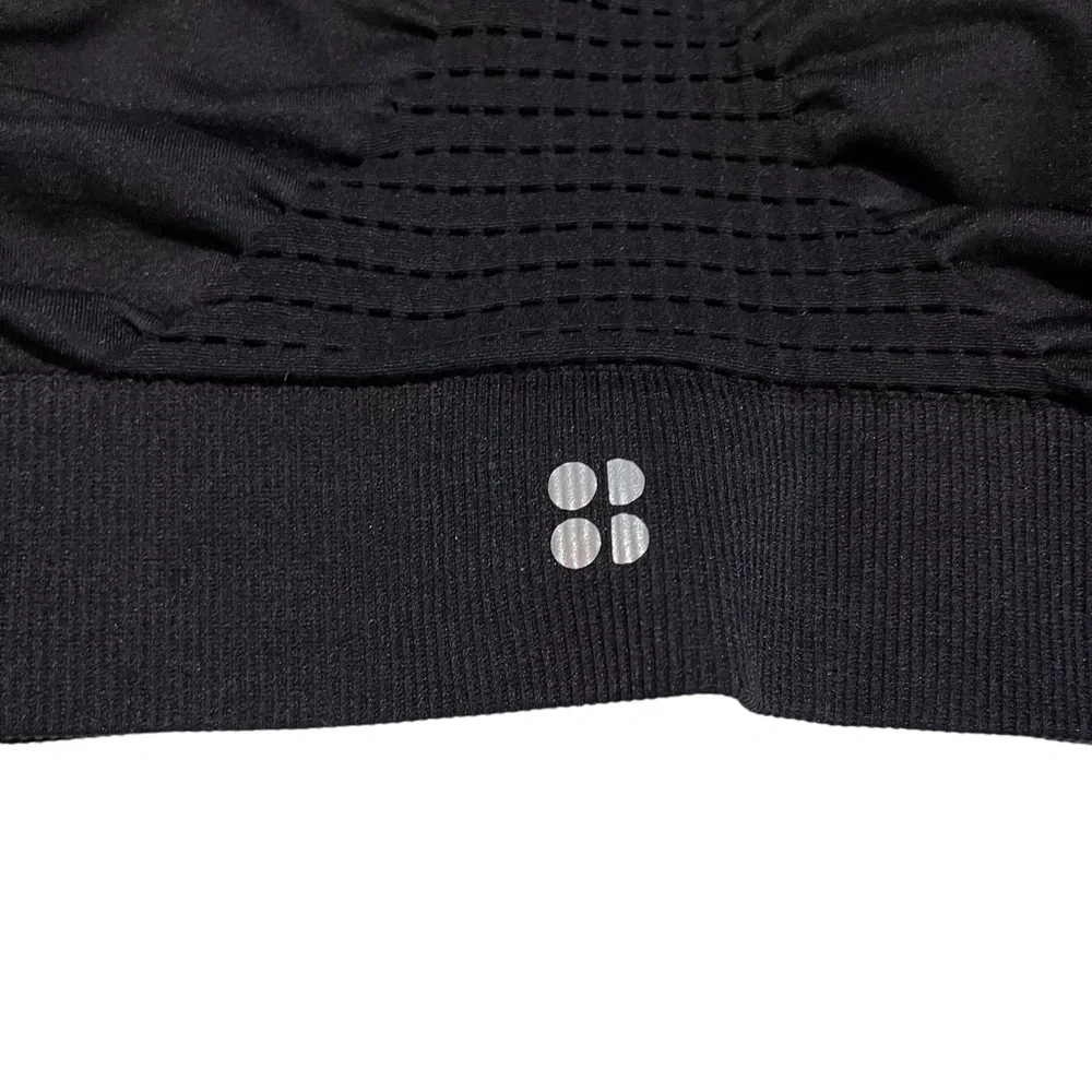 Sweaty Betty Stamina Sports Bra Black Size Medium Racerback Medium Impact - Picture 5 of 7
